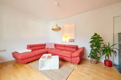 Ein Sitzbereich in der Unterkunft Ferienwohnung AOLI
