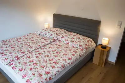 Ein Bett oder Betten in einem Zimmer der Unterkunft Am Grimming 16