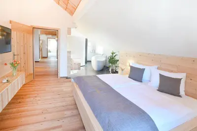Ein Bett oder Betten in einem Zimmer der Unterkunft Florineum