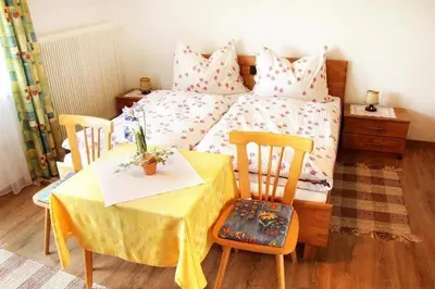 Ein Bett oder Betten in einem Zimmer der Unterkunft Bio-Bauernhof Greiml