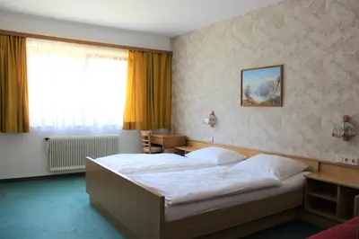Ein Bett oder Betten in einem Zimmer der Unterkunft Haus Bergquell