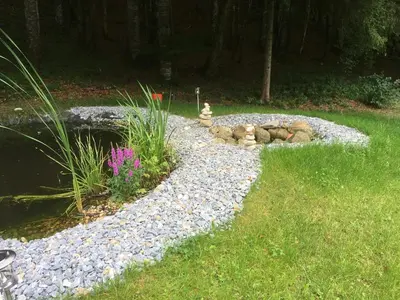 Ein Garten an der Unterkunft Haus Rading