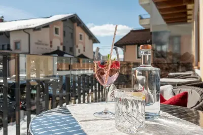 Getränke in der Unterkunft Hotel Tauernblick