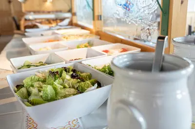 Essen im Hotel oder in der Nähe