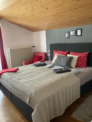 Ein Bett oder Betten in einem Zimmer der Unterkunft 4 Elements Appartmenthaus Monarda