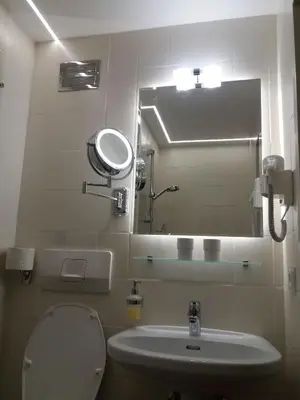 Ein Badezimmer in der Unterkunft Haus Christoph