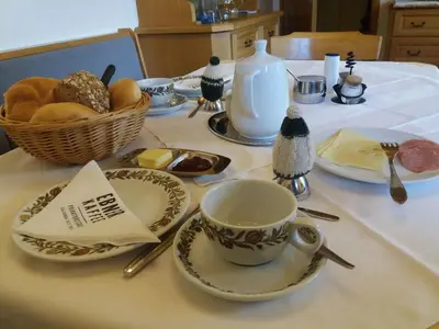 Essen in der Pension oder in der Nähe