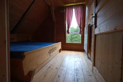 Ein Bett oder Betten in einem Zimmer der Unterkunft Landhotel Oberwengerhof