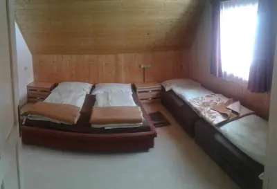 Ein Bett oder Betten in einem Zimmer der Unterkunft Riesner
