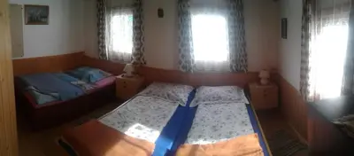 Ein Bett oder Betten in einem Zimmer der Unterkunft Riesner