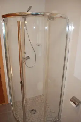 Ein Badezimmer in der Unterkunft FEWO Gabi Haus Pacher