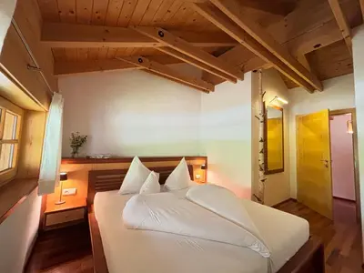 Ein Bett oder Betten in einem Zimmer der Unterkunft Landhaus Zaglauhof