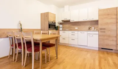 Küche/Küchenzeile in der Unterkunft Landhaus Birgit