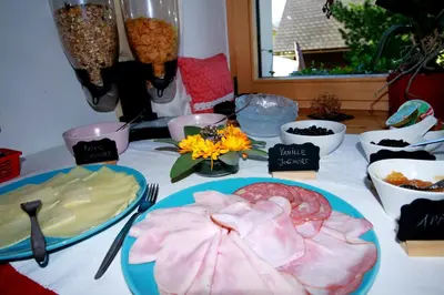 Essen im Bed & Breakfast oder in der Nähe