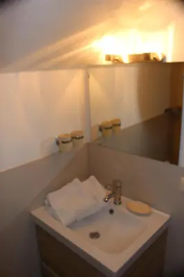 Ein Badezimmer in der Unterkunft Haus Friedeck