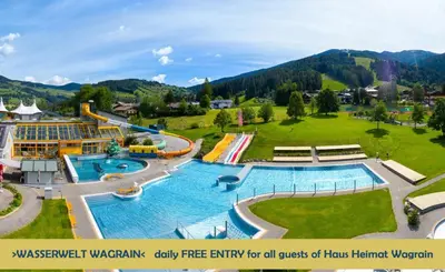 Der Swimmingpool an oder in der Nähe von Haus Heimat Wagrain