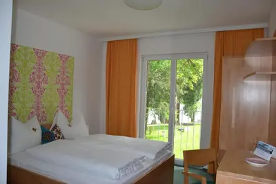 Ein Bett oder Betten in einem Zimmer der Unterkunft Das Grafengut