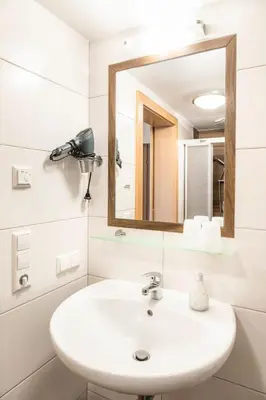 Ein Badezimmer in der Unterkunft Biobauernhof Graggaber-Großeck