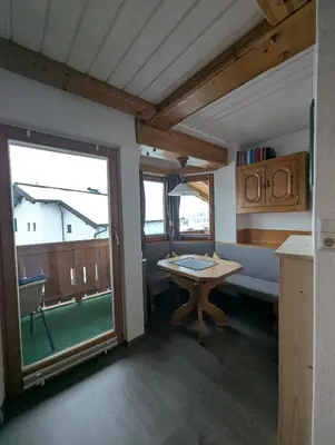 Ein Bett oder Betten in einem Zimmer der Unterkunft Haus Alpenglühn