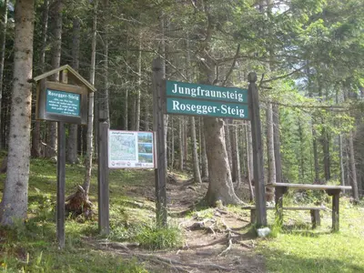 Naturlandschaft in der Nähe des Gasthauses