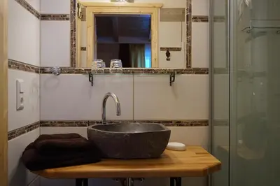 Ein Badezimmer in der Unterkunft Appartment Kainhofer