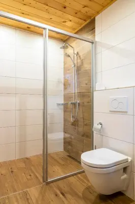 Ein Badezimmer in der Unterkunft Hinterkellaubauer