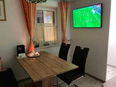 TV/Unterhaltungsangebot in der Unterkunft Ferienwohnung bon WAB