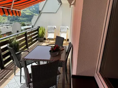 Ein Balkon oder eine Terrasse in der Unterkunft Schnelli Appartement Schladming