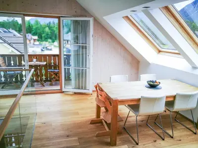 Ein Balkon oder eine Terrasse in der Unterkunft Ferienwohnung
