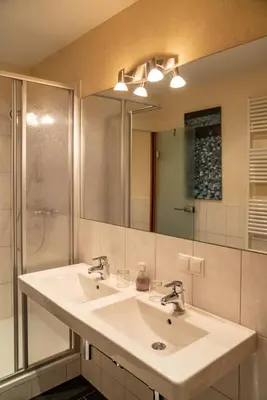 Ein Badezimmer in der Unterkunft Haus LandArt