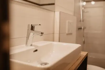 Ein Badezimmer in der Unterkunft Appartement Steinerhof