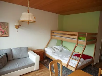 Ein Bett oder Betten in einem Zimmer der Unterkunft Mountain View Apartment