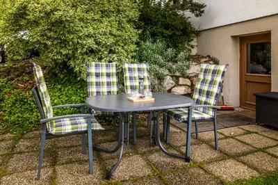 Ein Garten an der Unterkunft Bio Bauernhof Oberbenk
