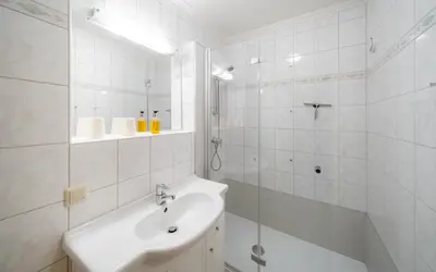 Ein Badezimmer in der Unterkunft Landhaus Bellevue
