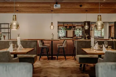 Ein Sitzbereich in der Unterkunft Ferienhaus/Chalet Schneiderhäusl