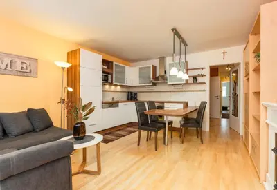 Küche/Küchenzeile in der Unterkunft Ferienwohnung Ulli by Schladming-Appartements