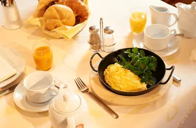 Essen im Hotel oder in der Nähe