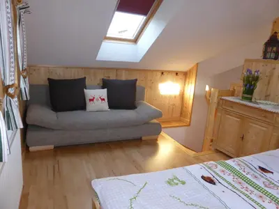 Ein Sitzbereich in der Unterkunft Landhaus Lehner