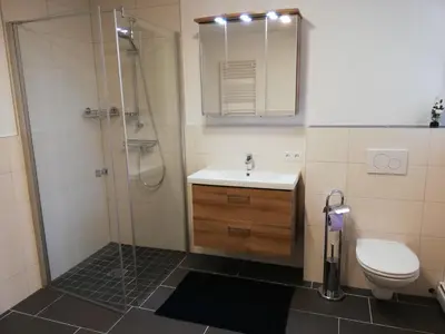 Ein Badezimmer in der Unterkunft Ferienwohnung Schmied 3