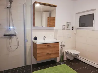 Ein Badezimmer in der Unterkunft Ferienwohnung Schmied 3