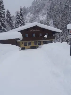 Haus Alpenheim im Winter