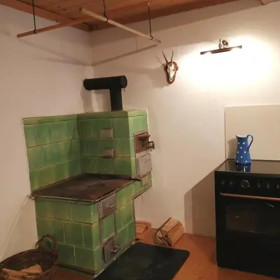 Küche/Küchenzeile in der Unterkunft Haus Waldbach
