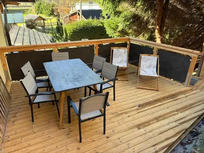 Ein Balkon oder eine Terrasse in der Unterkunft Auschlössl Appartements Reiteralm - 5 minutes walk to cablecar
