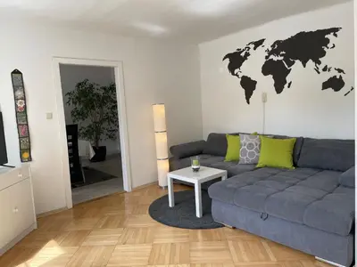 Ein Sitzbereich in der Unterkunft Svarovsky