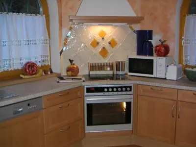 Küche/Küchenzeile in der Unterkunft Appartement Heidi by Schladmingurlaub