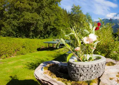 Ein Garten an der Unterkunft Appartement Heidi by Schladmingurlaub