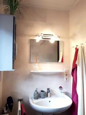 Ein Badezimmer in der Unterkunft Apartments Fasl