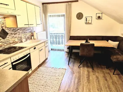 Küche/Küchenzeile in der Unterkunft Apartments Fasl
