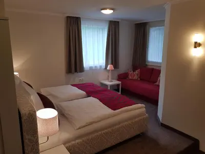 Ein Bett oder Betten in einem Zimmer der Unterkunft Appartements Basti