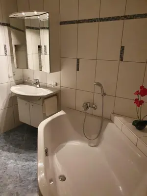 Ein Badezimmer in der Unterkunft Haus Bayliss